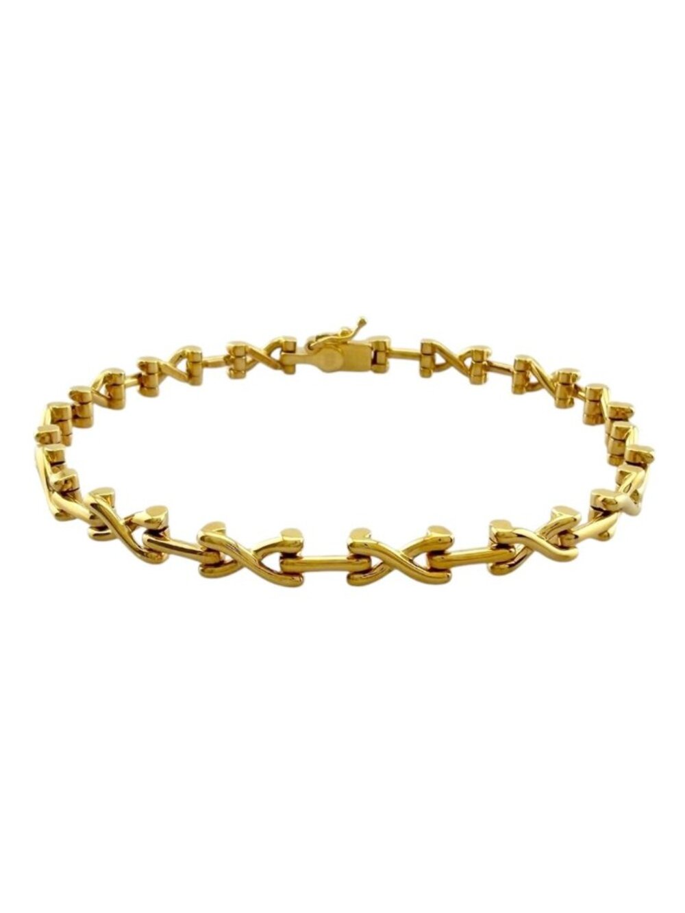 Tiffany & Co Link Bracelet 18k Yellow Gold